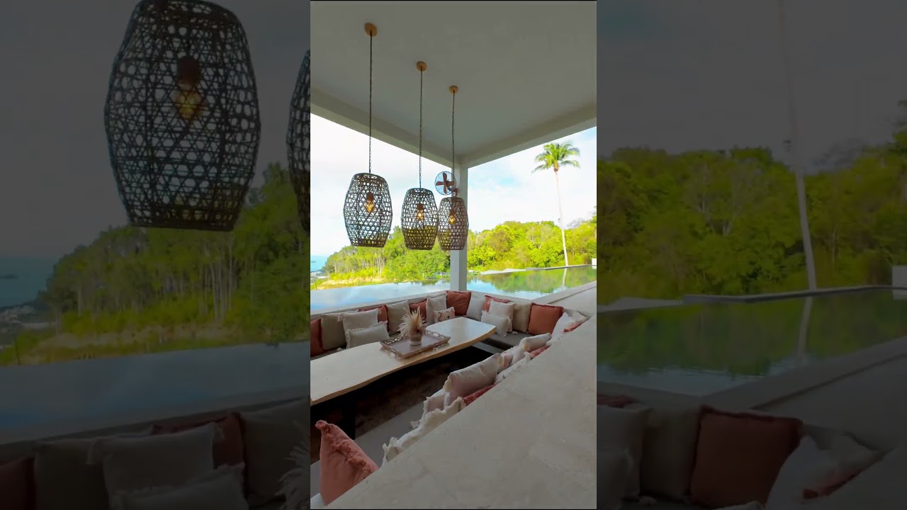 FPV tour of a villa in Koh Samui