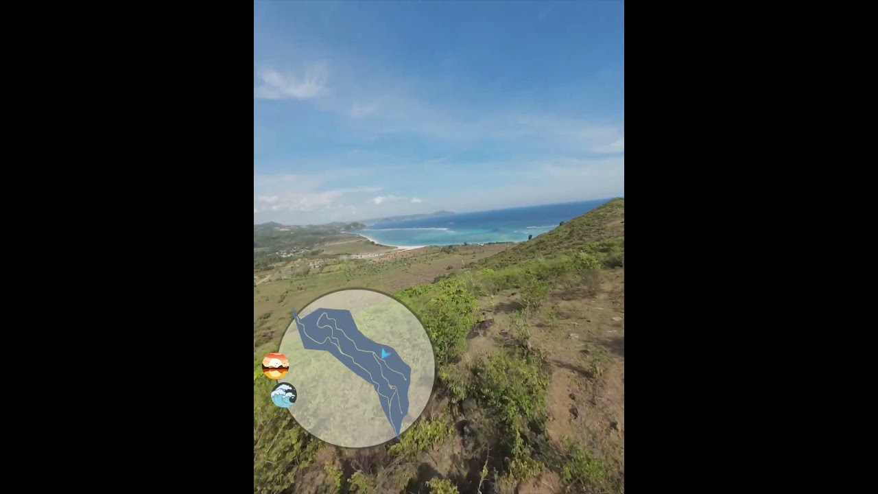 FPV mini map tour of a land plot